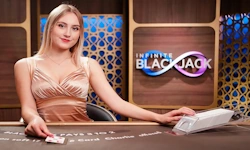 Infinite Blackjack live game by Evolution on AccessBET Nigeria